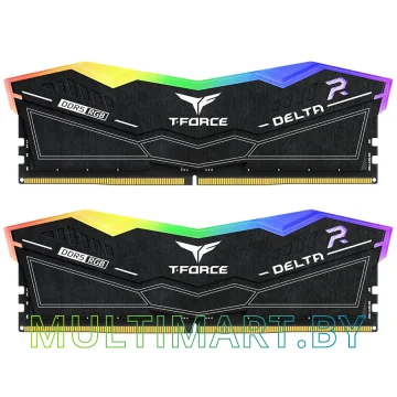 Оперативная память Team T-Force Delta RGB 2x32GB DDR5 PC5-48000 (FF3D564G6000HC38JDC01)